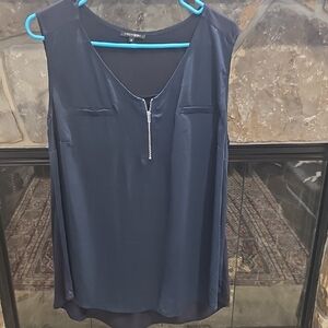 GUC Papermoon Navy Tunic Top 1X